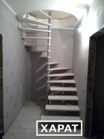 Фото Производство лестниц на металлическом каркасе
