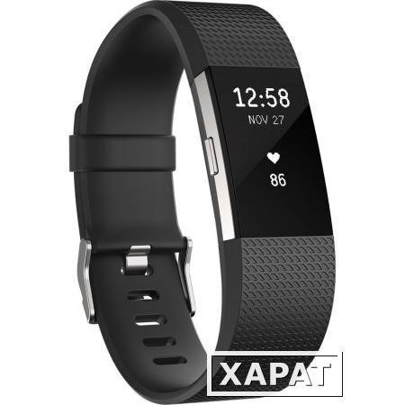 Фото Fitbit Фитнес-браслет Fitbit Charge 2 HR (Heart Rate) Large Black