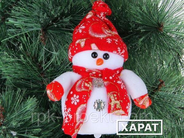 Фото Игрушка световая "Снеговик праздничный"