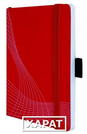 Фото Блокнот Notizio для записей в клетку А6 мягкая обложка 80 листов (Цвет обложки: красный)