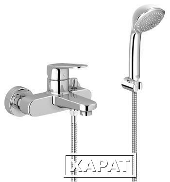 Фото GROHE EUROPLUS NEW 33547 002 Смеситель для ванны, в комплекте с душем (хром) | интернет-магазин сантехники Santehmag.ru