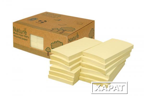 Фото Блок-кубик для заметок желтый Эко 12 шт/уп. 125х75 мм. 100 листов INF