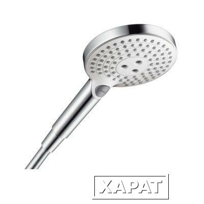 Фото Hansgrohe Raindance Select S 120 3jet 26530400 Ручной душ (хром/белый) | интернет-магазин сантехники Santehmag.ru