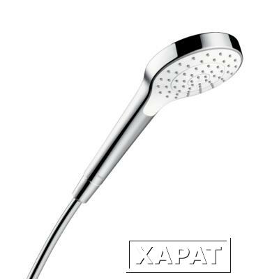 Фото Hansgrohe Croma Select S 1jet 26804400 Ручной душ (хром/белый) | интернет-магазин сантехники Santehmag.ru