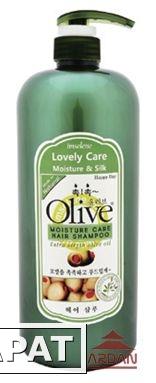 Фото 075517 Olive Moisture care hair shampoo Увлажняющий шампунь для волос с экстрактом оливы (для всех типов волос), объем 1,5 л
