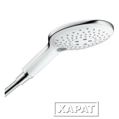 Фото Hansgrohe Raindance Select S 150 Air 3jet EcoSmart 28588400 Ручной душ (хром/белый) | интернет-магазин сантехники Santehmag.ru