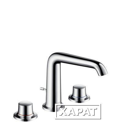 Фото Hansgrohe Axor Bouroullec 155 19121000 Смеситель для умывальника на 3 отверстия (хром) | интернет-магазин сантехники Santehmag.ru