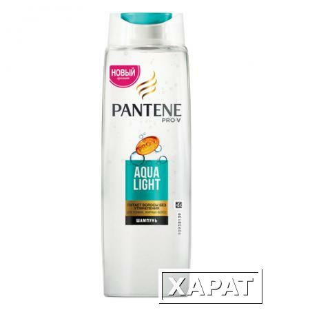 Фото Шампунь 250 мл, PANTENE (Пантин) "Aqua Light", легкий питательный, для тонких склонных к жирности волос