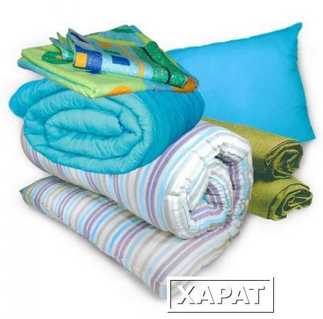 Фото Постельный комплект: матрас, подушка и одеяло