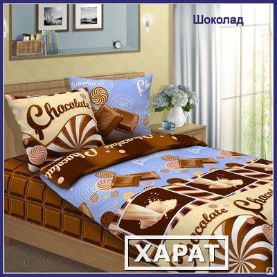 Фото Комплект постельного белья Бязь-Премиум Шоколад