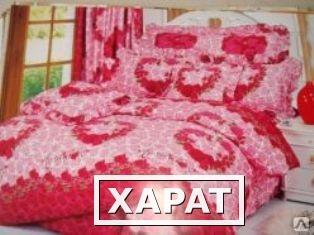 Фото Комплект постельного белья Семейный из полиэстера