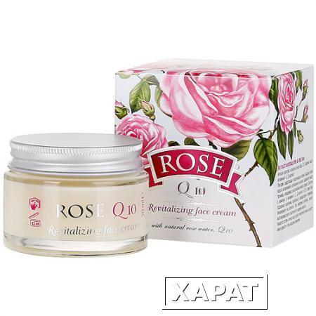 Фото Восстанавливающий крем Rose для лица Q10 Болгарская Роза Карлово 50 ml