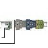 Фото Зажим наборный ЗНИ-2,5PEN 2,5мм2 (JXB-земля) TDM