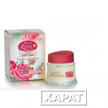 Фото Крем для лица дневной Anti-Age Natural Rose Q10 45+ Arsy Cosmetics 50 ml