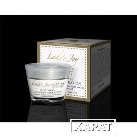 Фото Крем для лица 24 часа увлажнения Lady`s Joy Luxury Болгарская Роза Карлово 50 ml