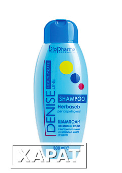 Фото Шампунь Herbaseb с экстрактом лимона и эфирным маслом мяты для жирных волос Bio Pharma 300 ml