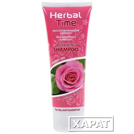 Фото Восстанавливающий шампунь Роза Herbal Time Роза Импекс 250 ml