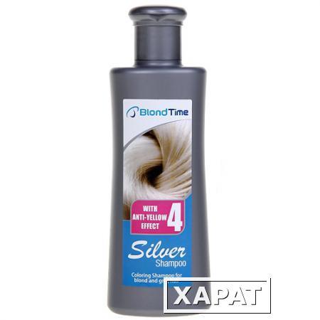 Фото Окрашивающий Шампунь для осветленных и седых волос Blond time Роза Импекс 150 ml