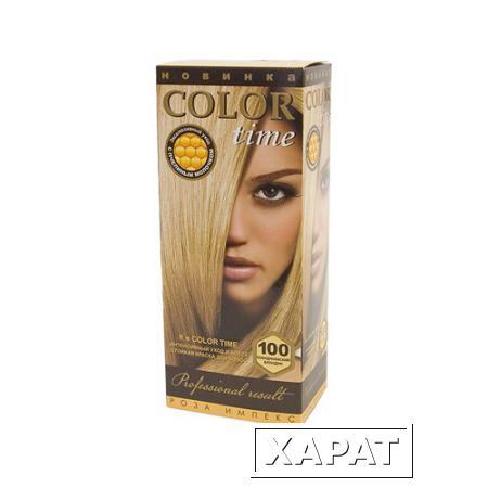 Фото Гель- краска для волос Супер блонд Color Time Роза Импекс 100 ml