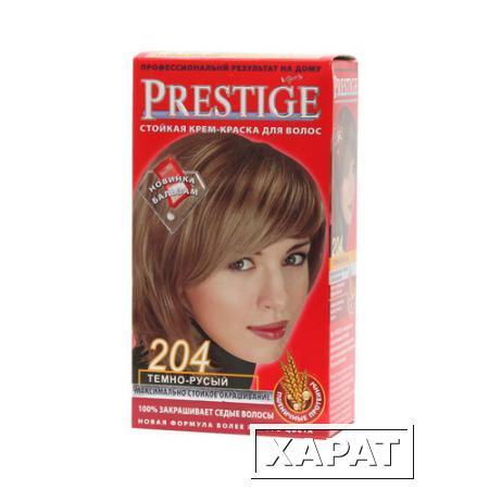 Фото Крем-краска для волос Темно- русый Prestige Vip's Роза Импекс 100 ml
