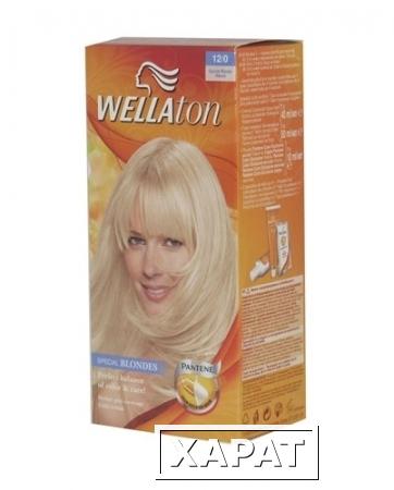 Фото Интенсивная крем- краска для волос Wellaton Светлый натуральный блондин 120 ml