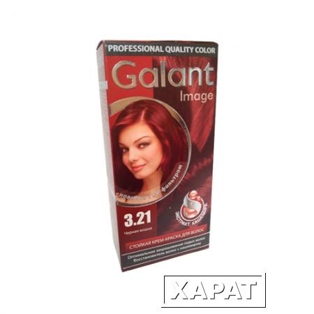 Фото Крем-краска для волос Черная вишня Galant Image Роза Импекс 120 ml