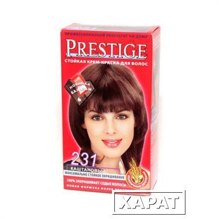Фото Крем-краска для волос Каштановый Vip's Prestige Роза Импекс 100 ml