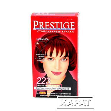 Фото Крем-краска для волос Темный махагон Prestige Vip's Роза Импекс 100 ml