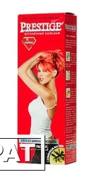 Фото Оттеночный бальзам для волос Темная вишня Prestige Роза Импекс 150 ml
