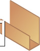 Фото Планка завершающая сложная "брус" 30, металлический сайдинг цвет RAL, 2,1м