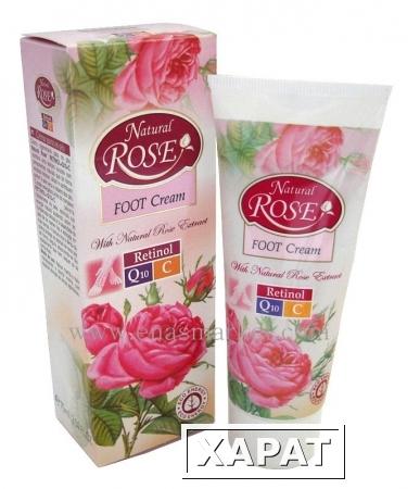 Фото Регенерирующий крем для ног Anti-Age Natural Rose Q10 45+ Arsy Cosmetics 75 ml