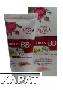 Фото ВВ крем light Natural Rose Bio Argan oil Arsy cosmetics 50 ml