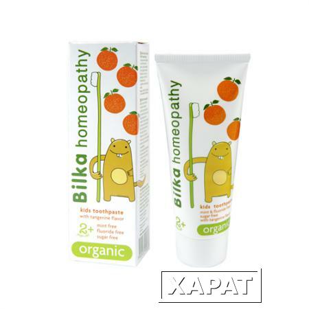 Фото Крем- паста зубная детская homeopathy ORGANIC 2+ со вкусом мандарина Билка 50 ml
