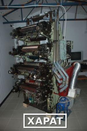 Фото Флексографическая машина Полисвит-4 для печати на рулонных материалах.