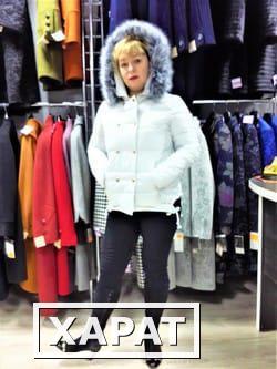 Фото Зимняя женская куртка, цвет белый