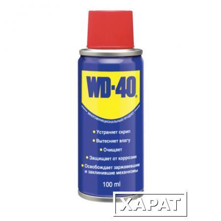 Фото Средство WD-40 универсальное, 100 мл, для тысячи применений в офисе, быту, производстве