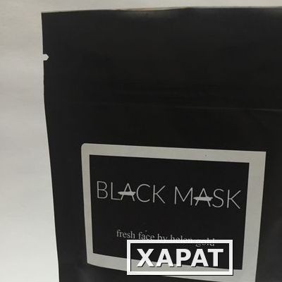 Фото Черная маска-пленка от прыщей и черных точек Black Mask