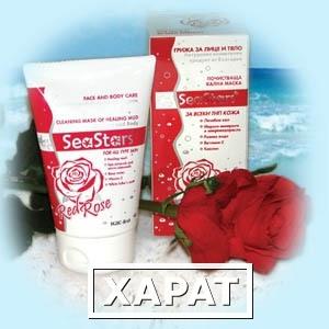 Фото Очищающая грязевая маска для лица и тела Красная Роза SeaStars Природная косметика 120 ml