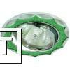 Фото Светильник встраиваемый поворотный СВ 02-07 MR16 50Вт G5.3 зелёный блеск/хром TDM
