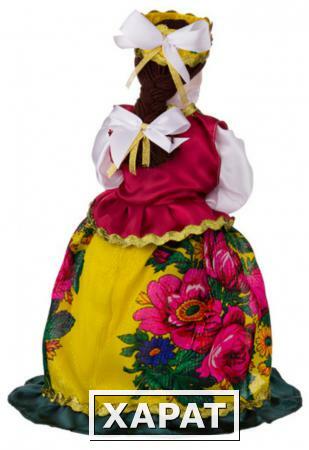 Фото Кукла-грелка на чайник ручной работы "аскольда" высота=45 см. без упаковки Ооо "каммак" (15-2079)