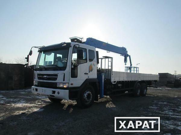 Фото Борт-кран Daewoo Ultra Novus 15,5 тонн, установка Soosan 746LII