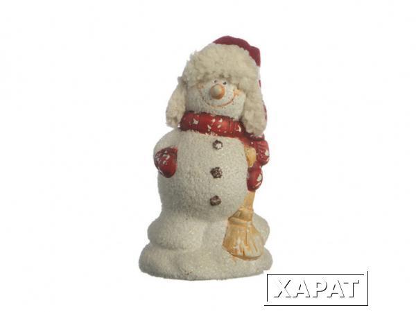 Фото Фигурка "снеговик" 7.5*5.2*11.6см Polite Crafts&amp;gifts (156-735)
