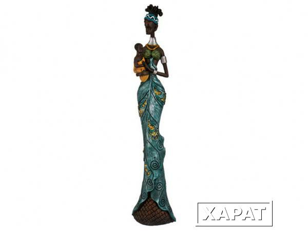 Фото Фигурка "африканка" 63.5*12.5*15 см.коллекция "этника" Chaozhou Fountains&amp;statues (252-657)