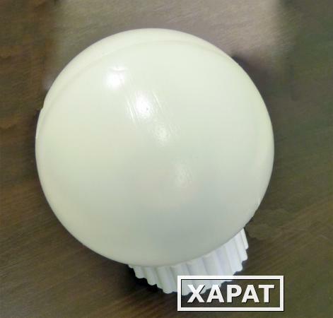 Фото Светильник влагозащищенный светодиодный "Шар" с наклонным основанием, пластиковый, 220 В, 7 Вт, 5500 К