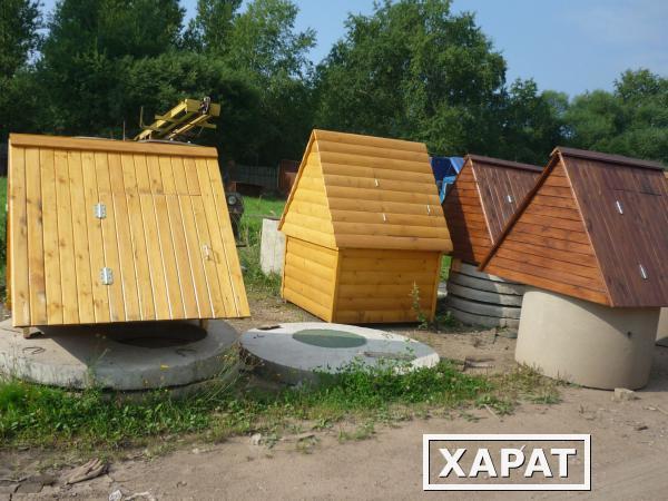 Фото Колодезные домики, осиновый щит (донный фильтр)