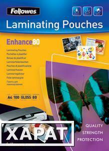 Фото Fellowes Glossy Polyester Pouches 154 x 216 мм (А5), 80 мкм, 100 шт.