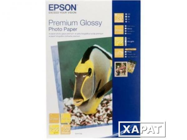 Фото Epson Premium Glossy Photo Paper, 255 гр/м2, 10 x 15 (20 листов)