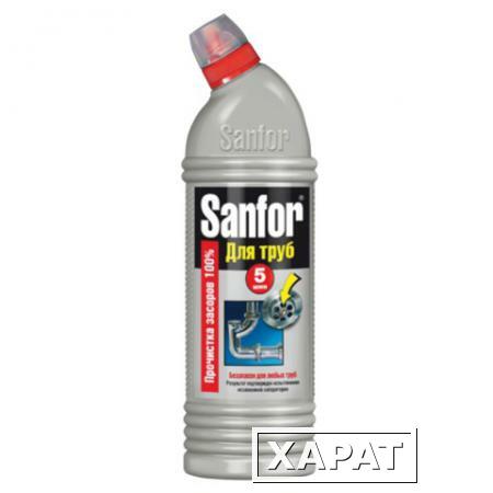Фото Средство для прочистки канализационных труб 750 г, SANFOR (Санфор)