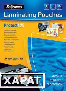 Фото Fellowes Glossy Polyester Pouches А4, 175 мкм, 100 шт.