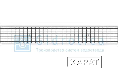 Фото Решетка водоприёмная РВ -15.18,7.100-ячеистая стальная оцинкованная